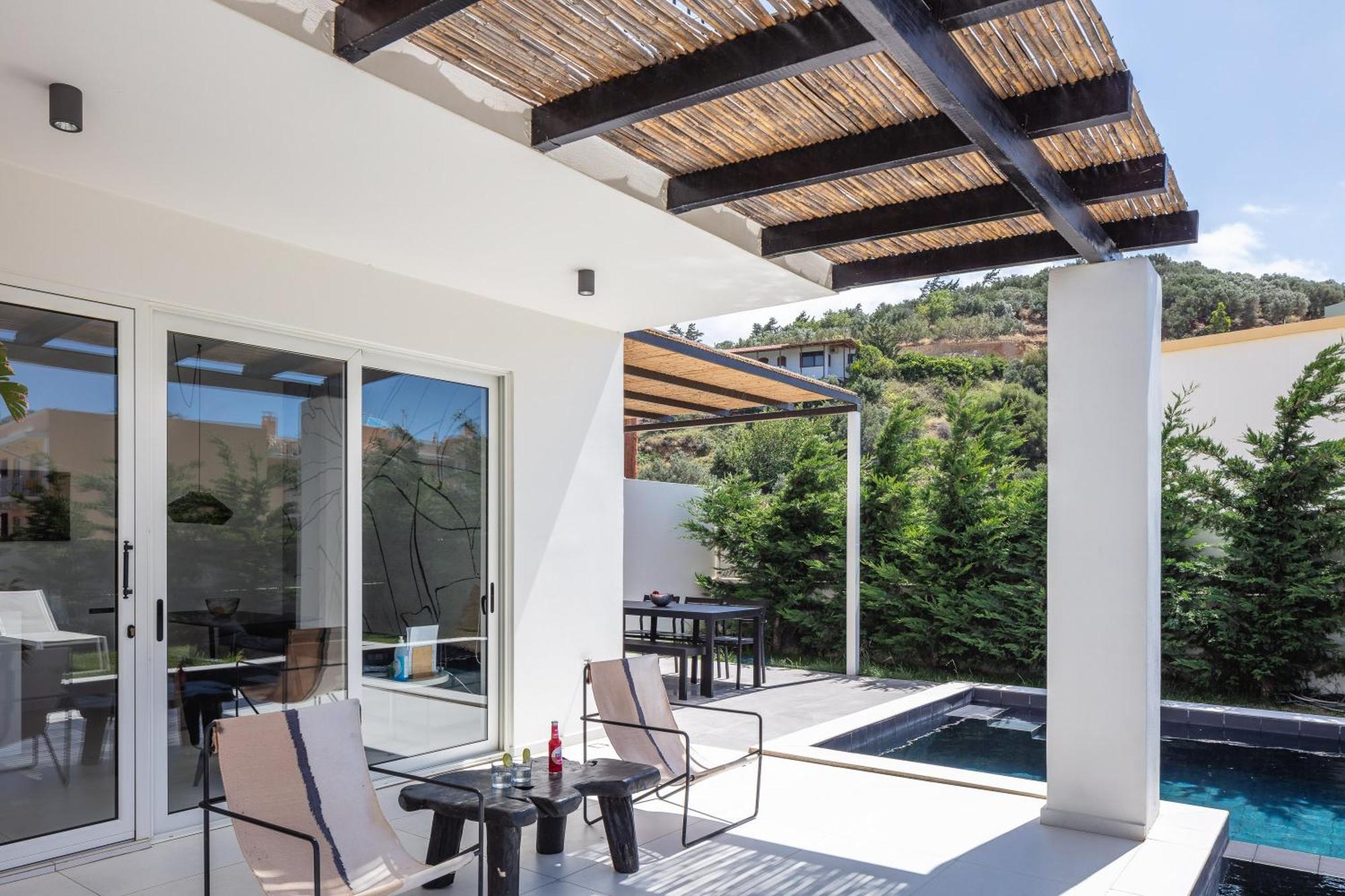 Modern Villa Casa Filo Verde With Private Pool & Bbq,200M From The Beach Plakiás Exterior foto